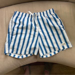 Bather Striped Mathing Suit